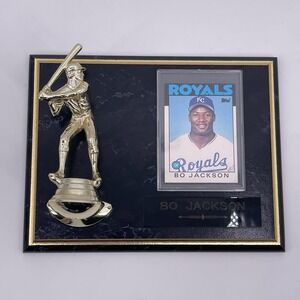 Bo Jackson Plaque 1986 Topps #50T Kansas City Royals Traded Rookie Card Baseball